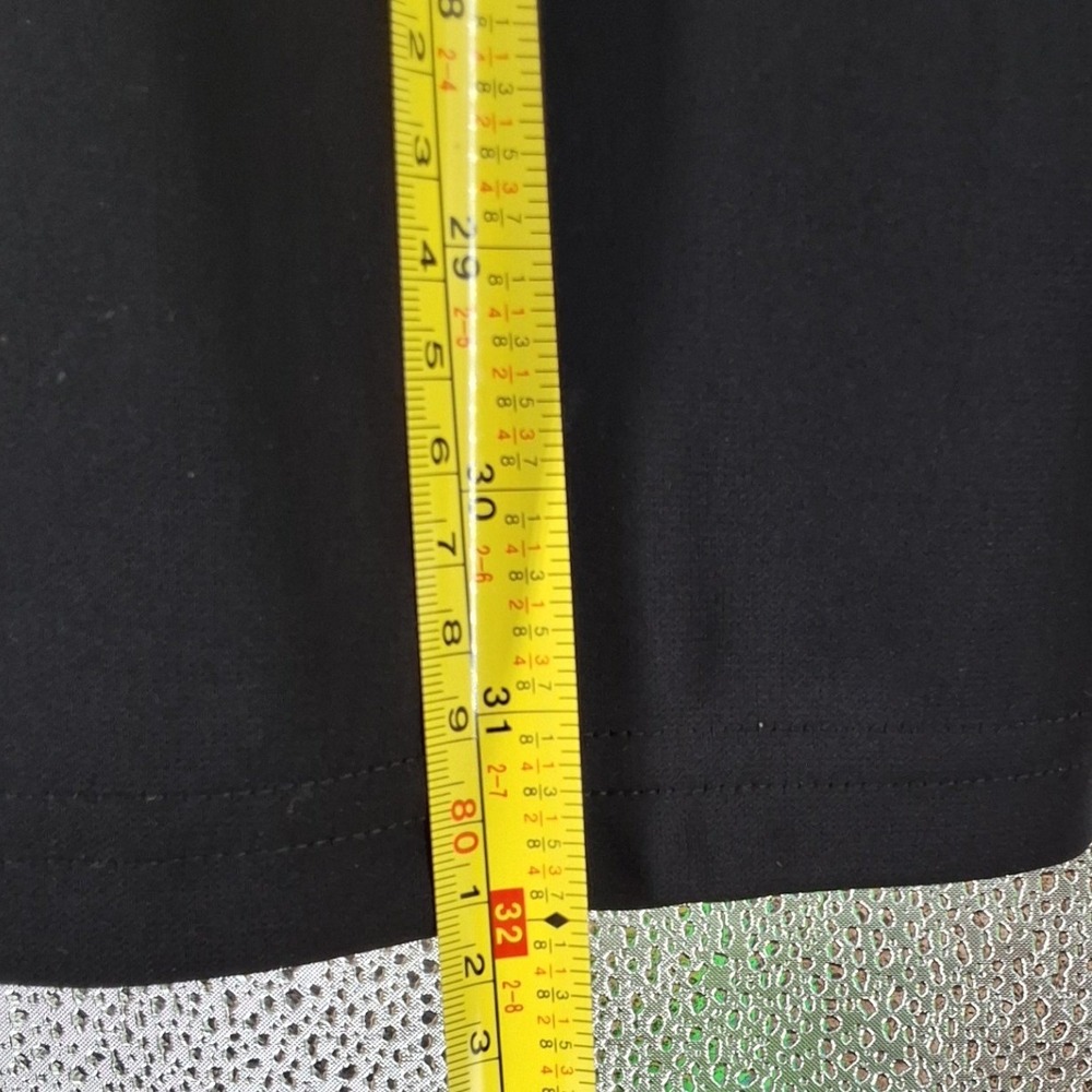 Connected Apparel Black Wide Leg Pants Small Elastic Waist Matte Jersey Matte - Picture 5 of 6